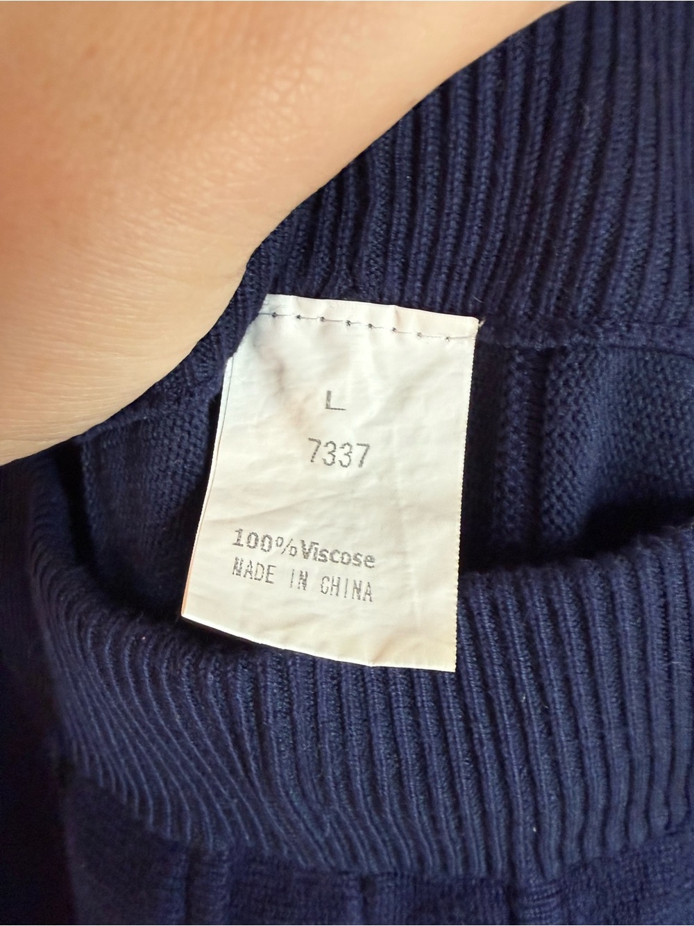 Navy Sleeveless Top and Wide-Leg Pant Comfy Coordinated Set - Picture 9 of 9